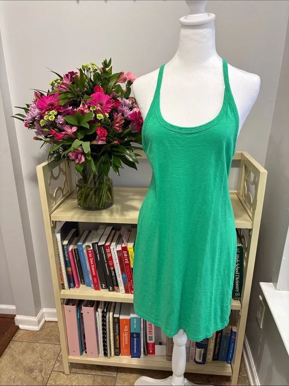NWOT J. Crew Racerback Tank Dress